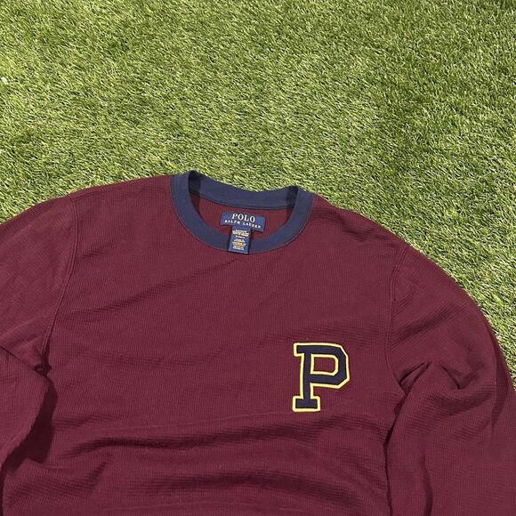 Vintage Thermal Polo Ralph Lauren Sleepwear Long Sleeve - Picture 2 of 4